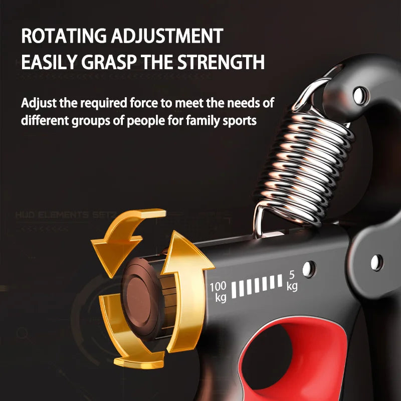 Adjustable Grip Strengthener and Wrist Expander