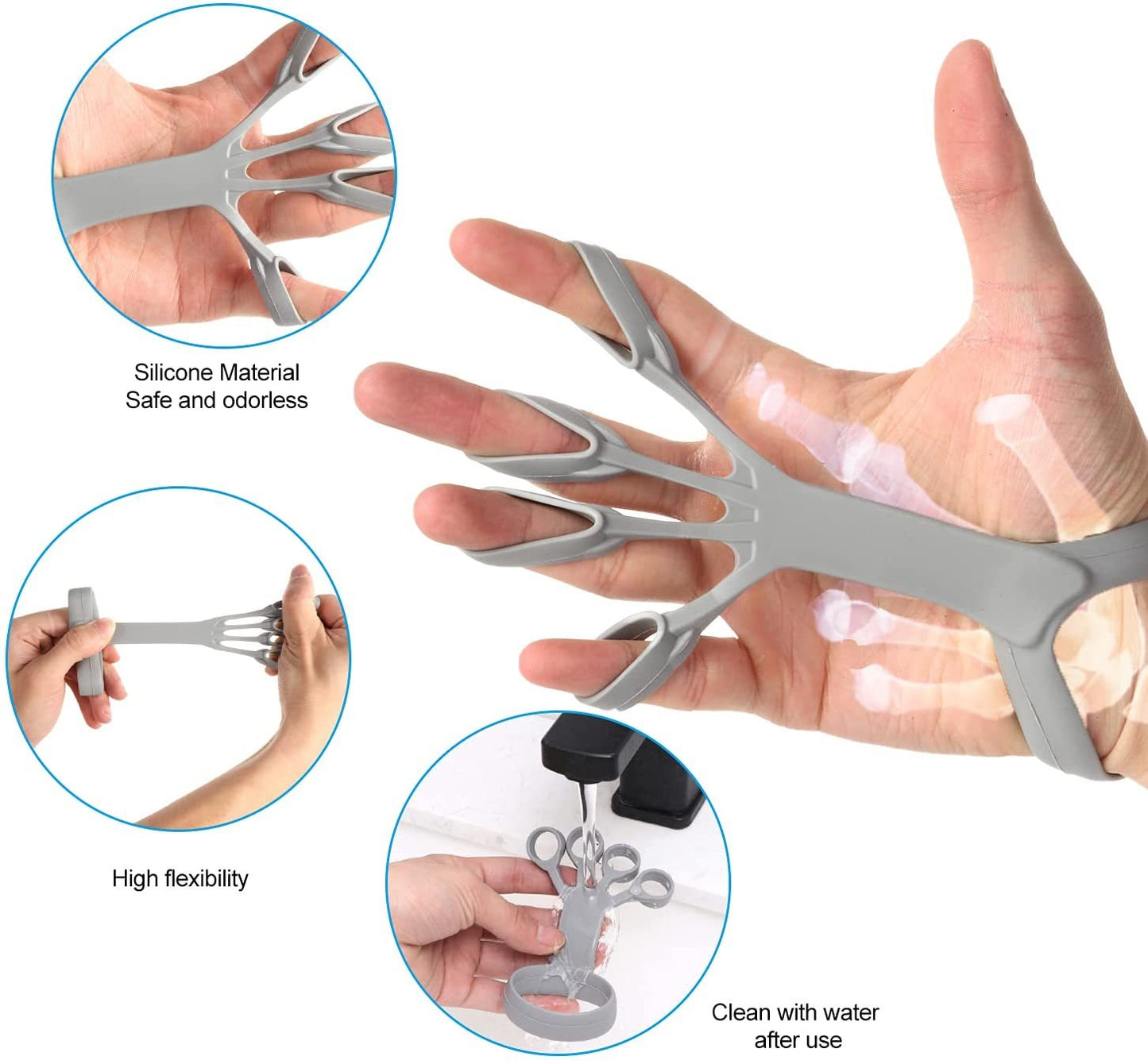 Silicone Hand Grip and Rehabilitation Trainer